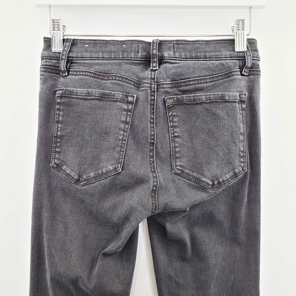 Loft Faded Black Legging Skinny Jeans Rocker Edgy - Picture 5 of 8